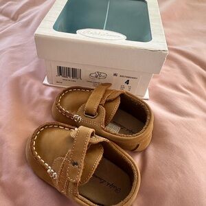 Size 4 baby boy loafers brand new in box